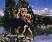 Orazio Gentileschi Saint Christopher oil painting on canvas